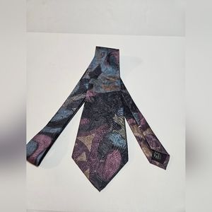 Editions by Van Huesen Men's Multicolor Polyester Neck Tie Size 3.75 x 56